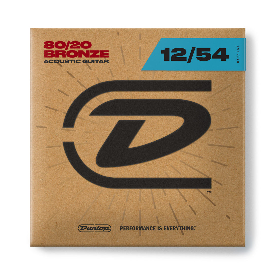 Dunlop DAB1254 Acoustic 80/20 DAB1066 6 string set 12-54