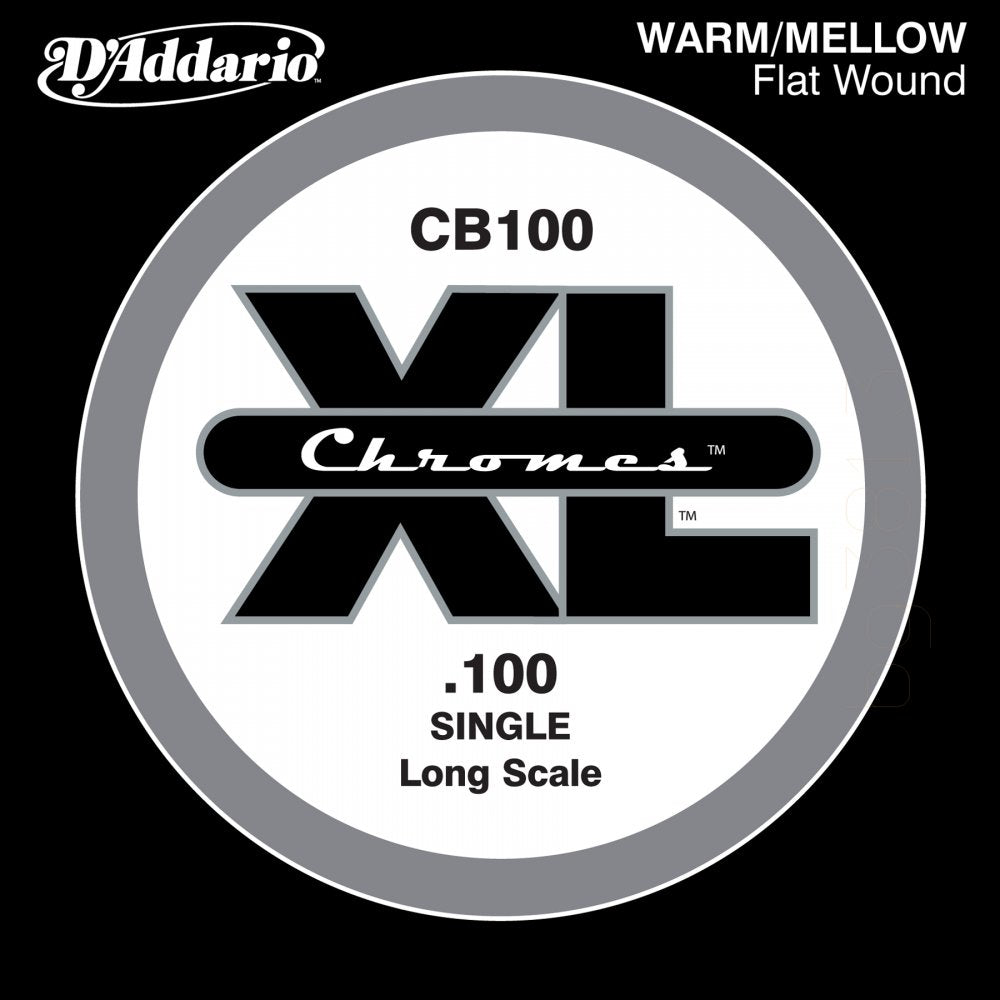 D'Addario CB100 - SINGLE  BASS CHROMES 100 LONG