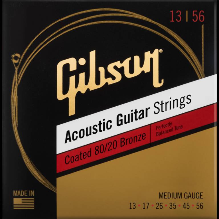 GIBSON COATED 80/20 BRONZE - 13-56