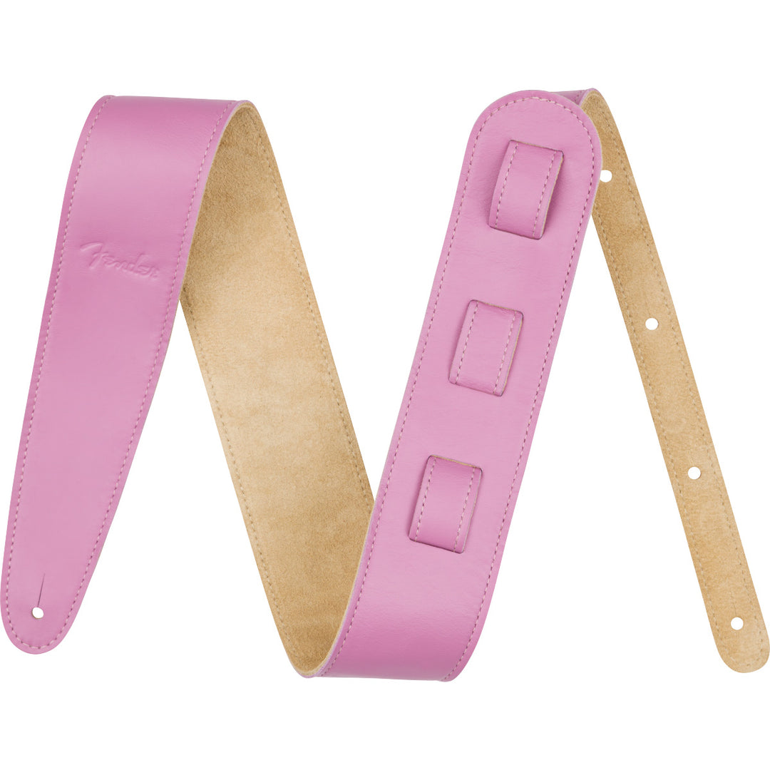 Fender Limited Leather Guitar Strap - Lavender