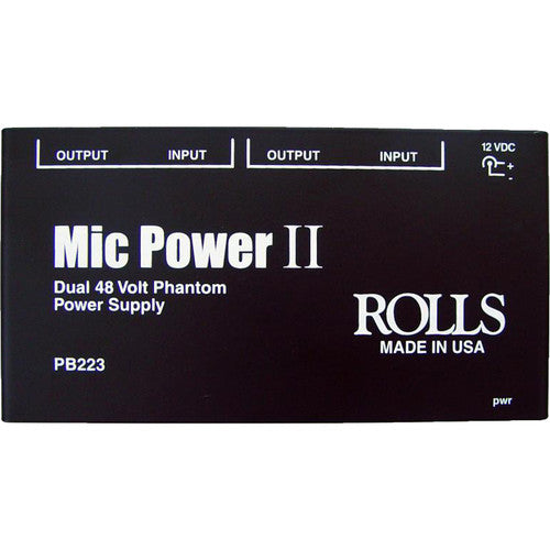 Rolls PB223 2 CH Phantom Power Adapter