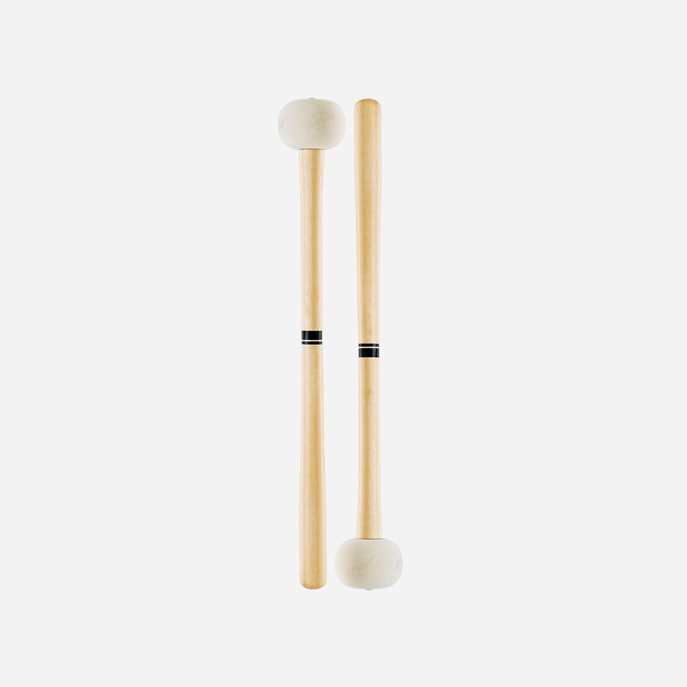 Promark PSMB4 -Promark Performer Series Medium Large Hard Felt Marching Bass Drum Mallets