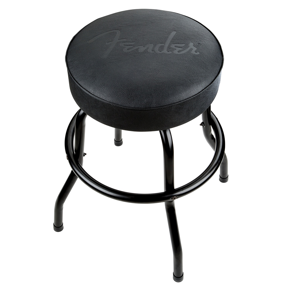 Fender Embossed Black Logo Barstool