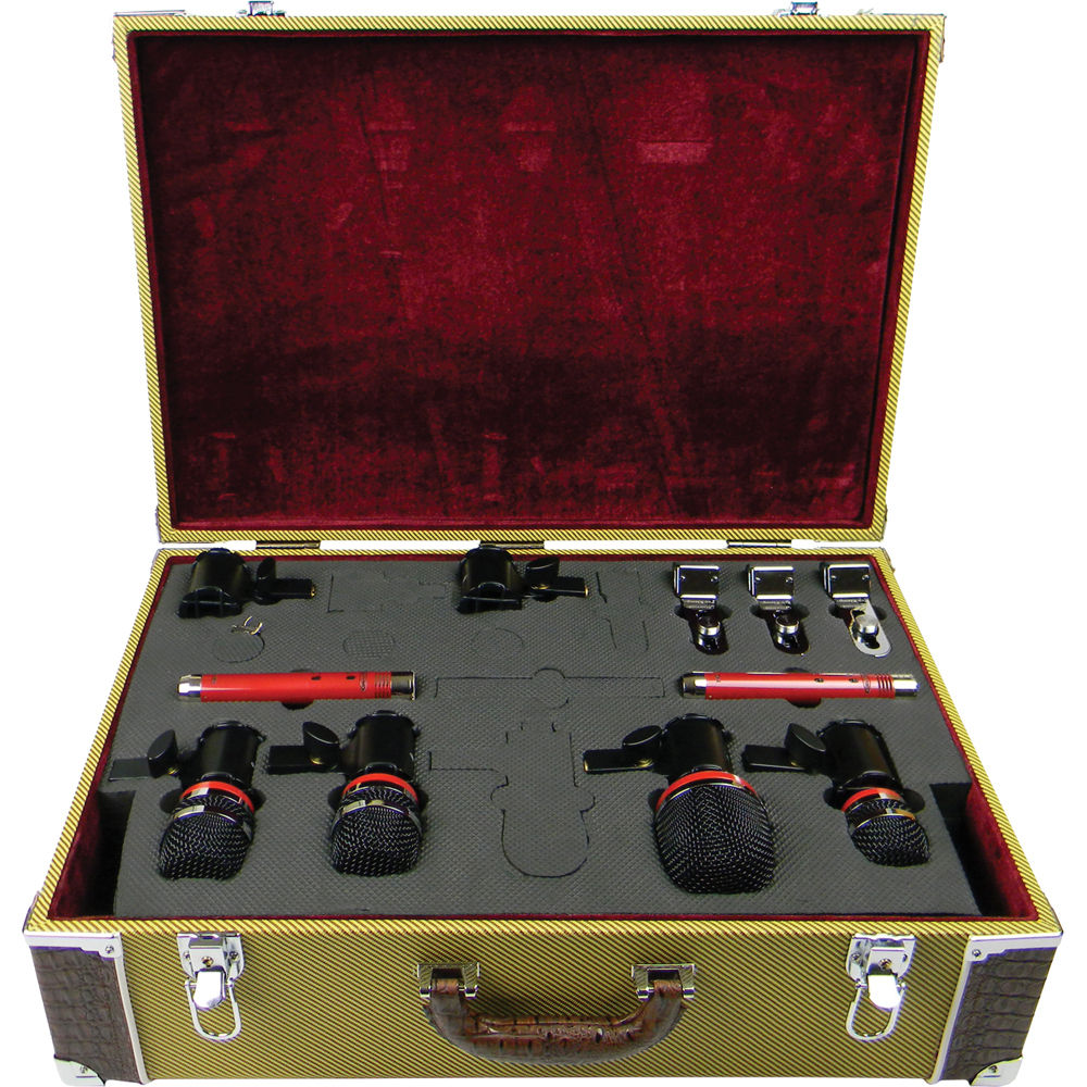 Avantone Pro CDMK6 6-Mic Drum Microphone Kit (1x MONDO, 1x ADM, 2x ATOM, 2x CK-1)