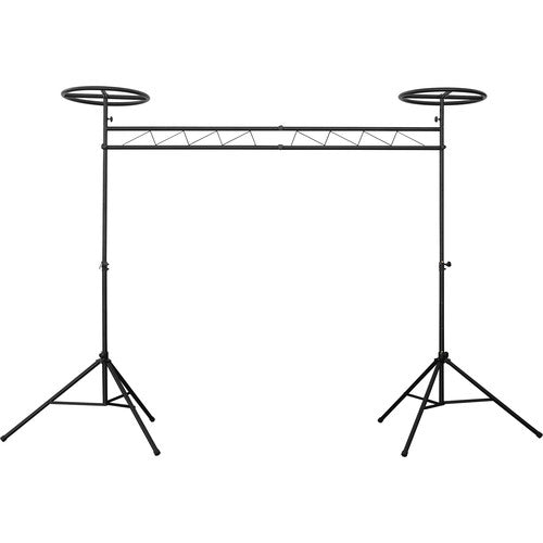Odyssey Mobile Lighting Truss System with Fixed Halos (Black)