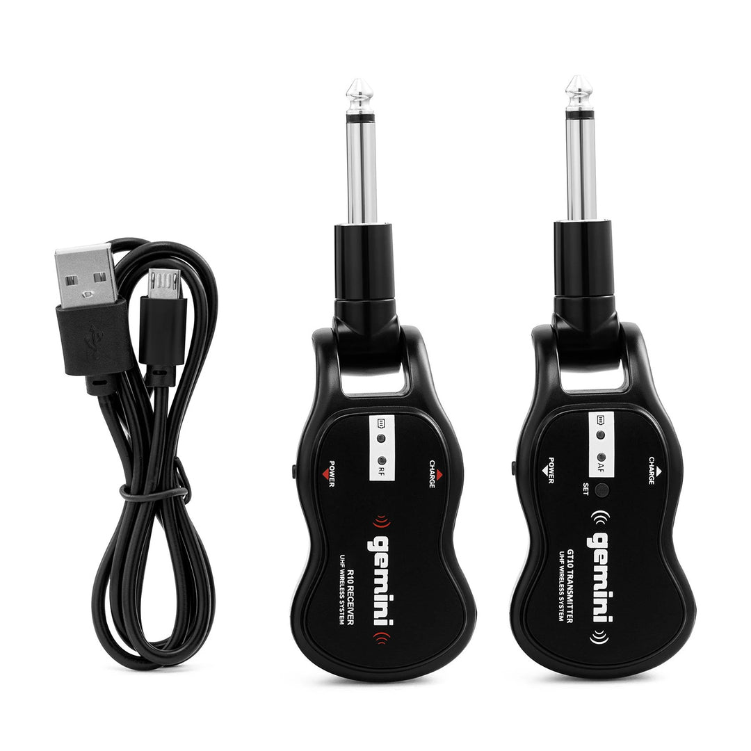 Gemini GMU-G100 UHF Wireless Guitar Instrument System