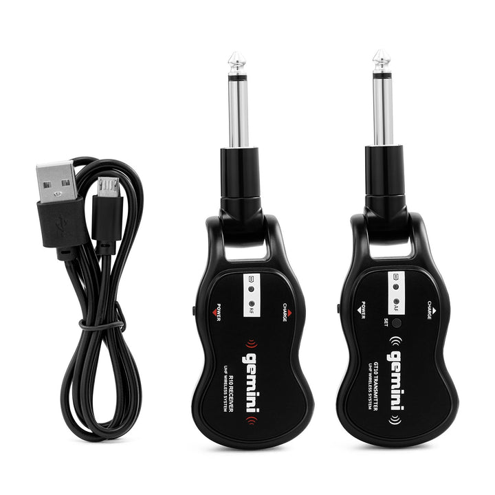 Gemini GMU-G100 UHF Wireless Guitar Instrument System