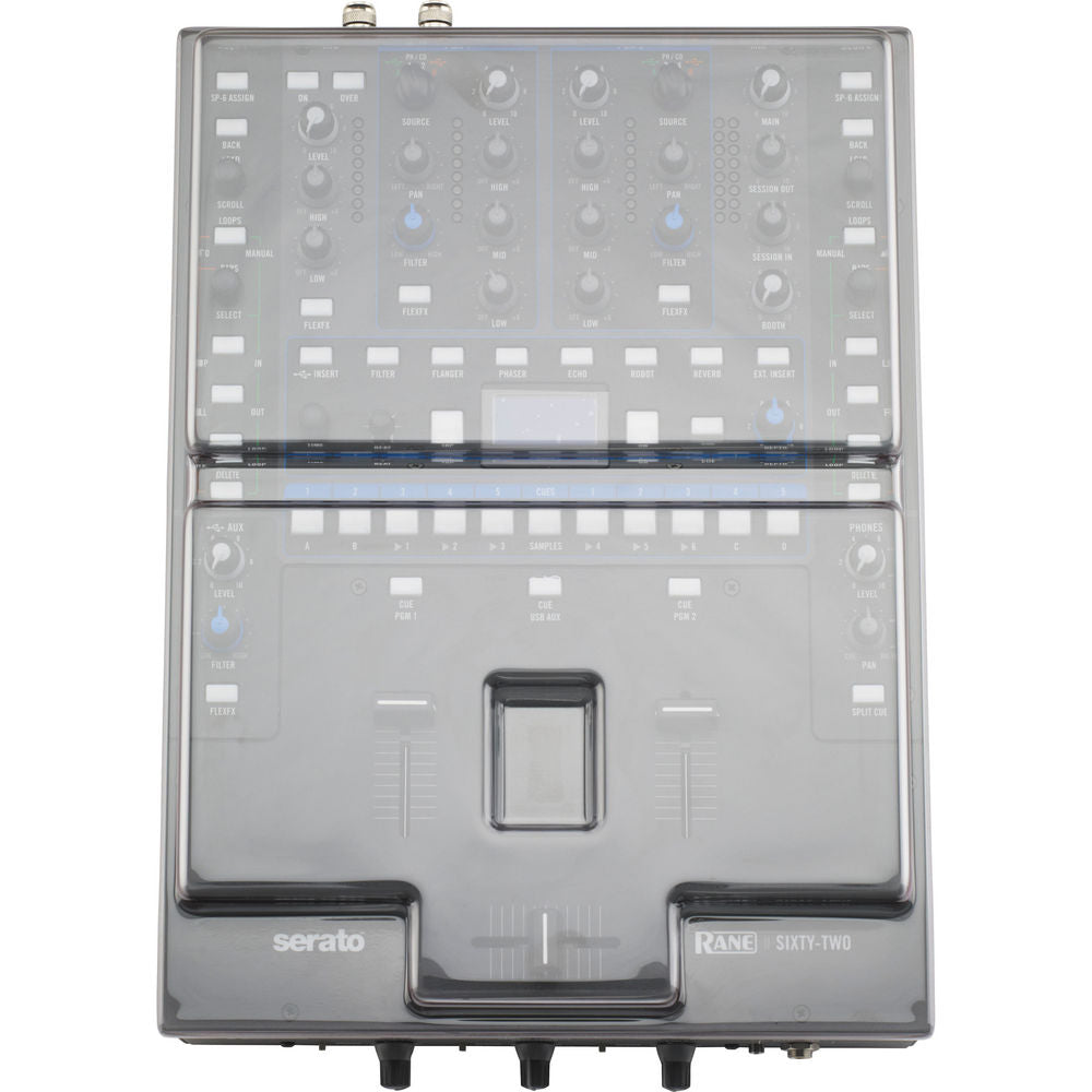 Decksaver Dust Cover for Rane Sixty-Two DJ Mixer