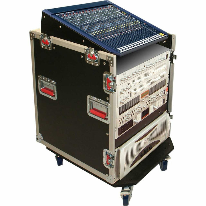Gator G-TOUR GRC12x12 Fixed top rolling rack case 9mm Plywood with PVC exterior