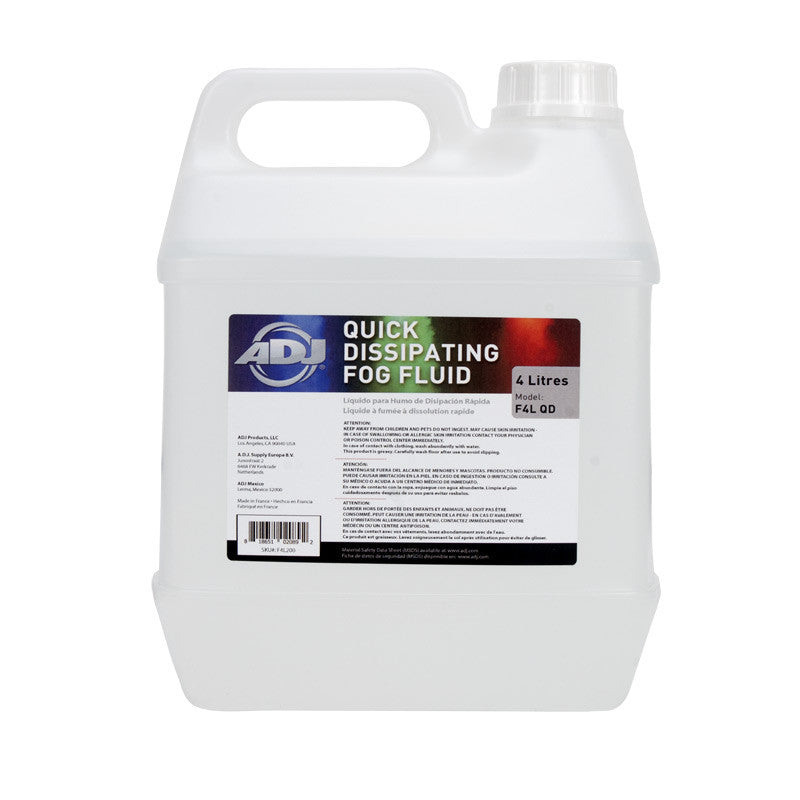 ADJ F4L-QD Quick Dissipating Fog Fluid