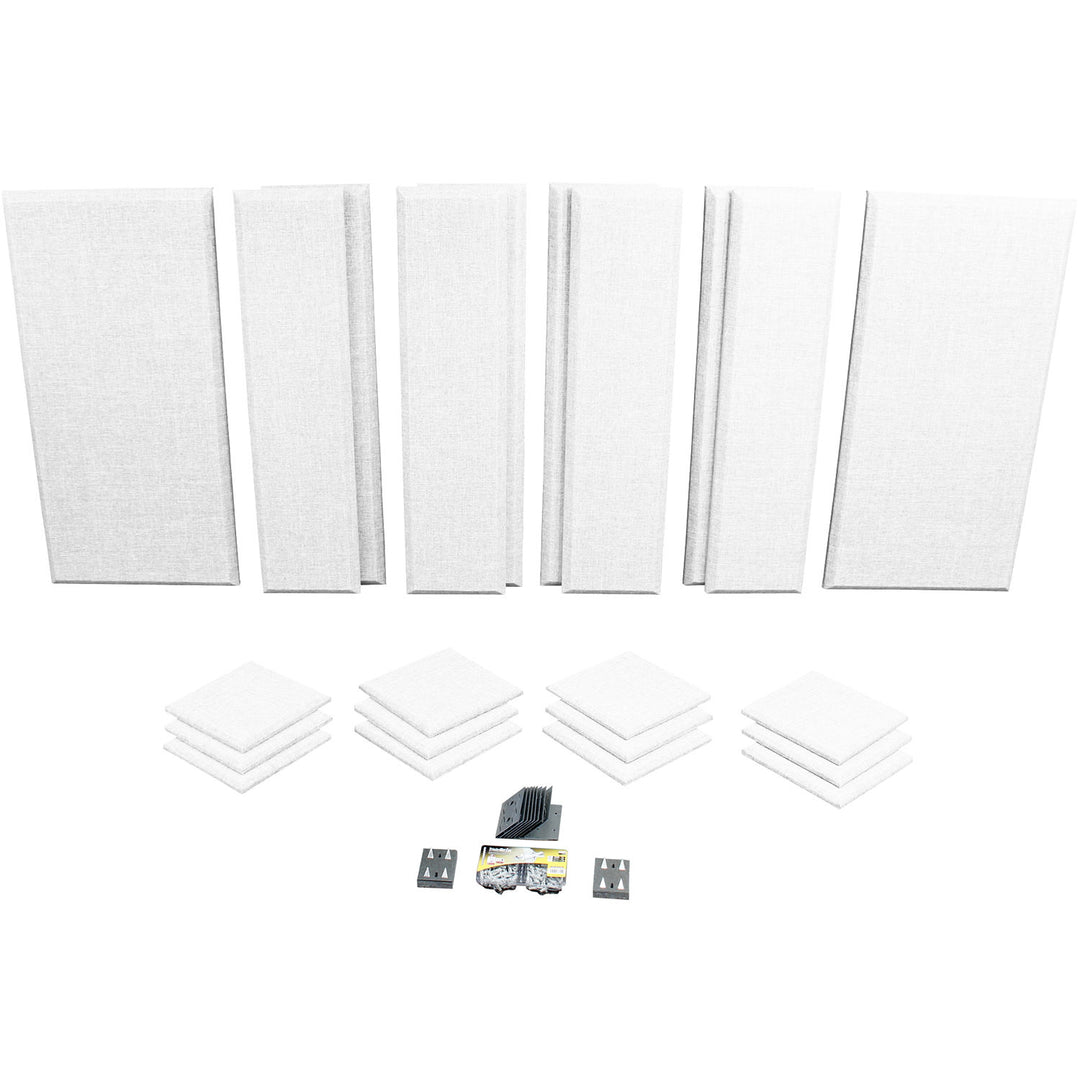 Primacoustic London 12 Room kit for up to 150 sq. ft. (13.9 sqm), Paintable (White)