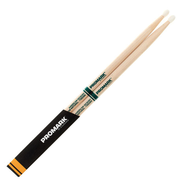 Promark TXR5BN - Promark American Hickory 5B Nylon Tip Drumsticks