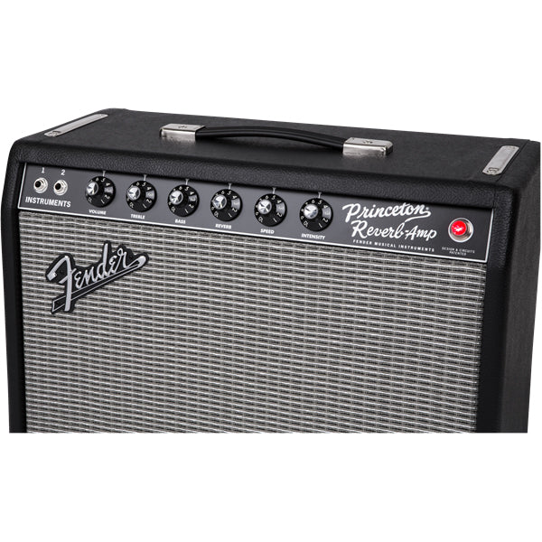 Fender '65 Princeton Reverb Guitar Combo Amplifier - Black & Silver