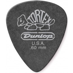 Dunlop 488P.60 Tortex Pitch Black 12 pl/pk