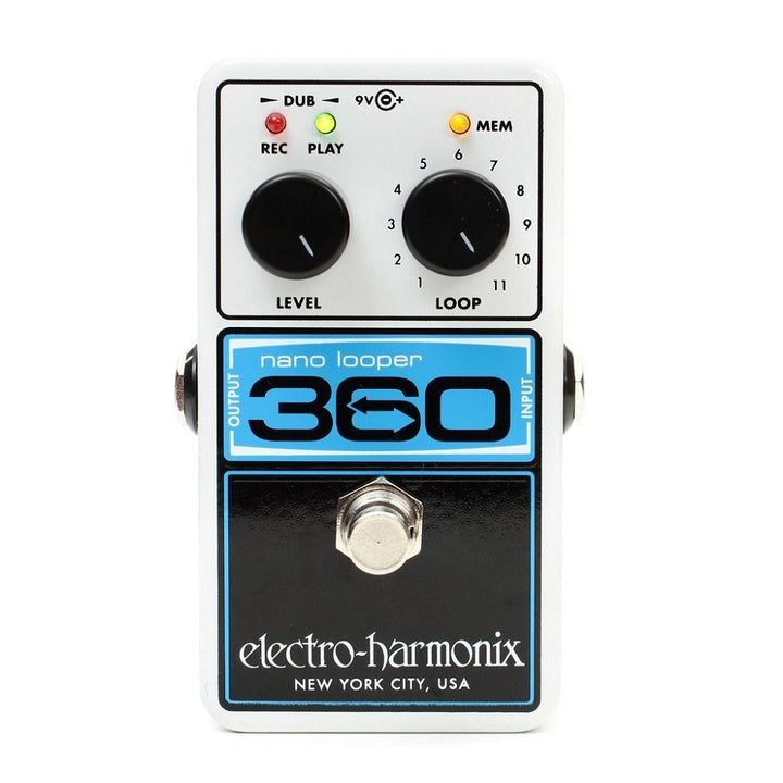 Electro-Harmonix 360 NANO LOOPER Compact Looper, 9.6DC-200 PSU Included