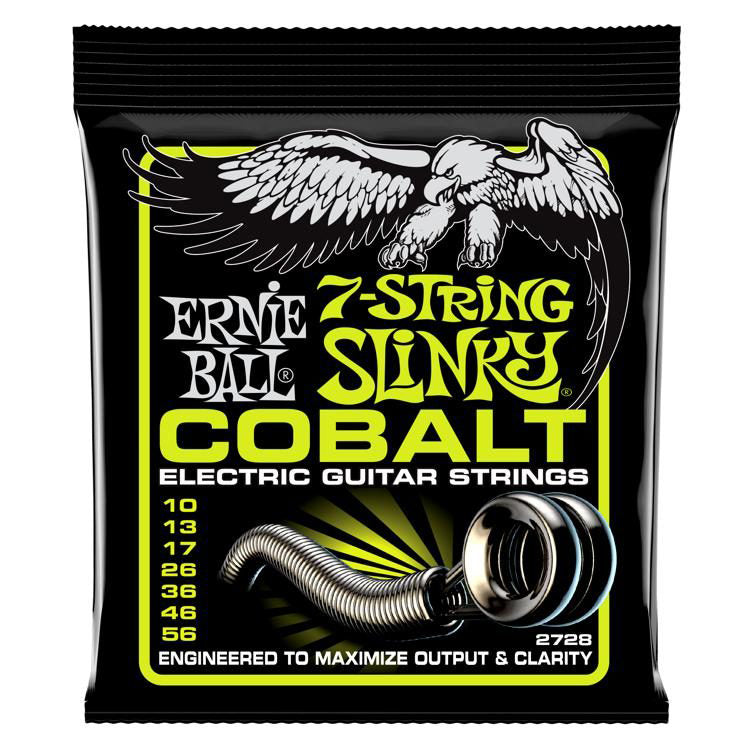 Ernie Ball 2728EB COBALT 7 STR REG SLINKY 10-56