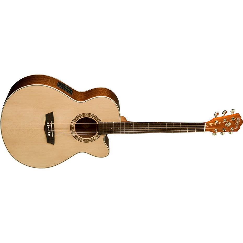 Washburn WG7SCE-A Harvest Grand Auditorium w/Cutaway/Pickup,Solid Spruce Top, Mahogany Back & Sides