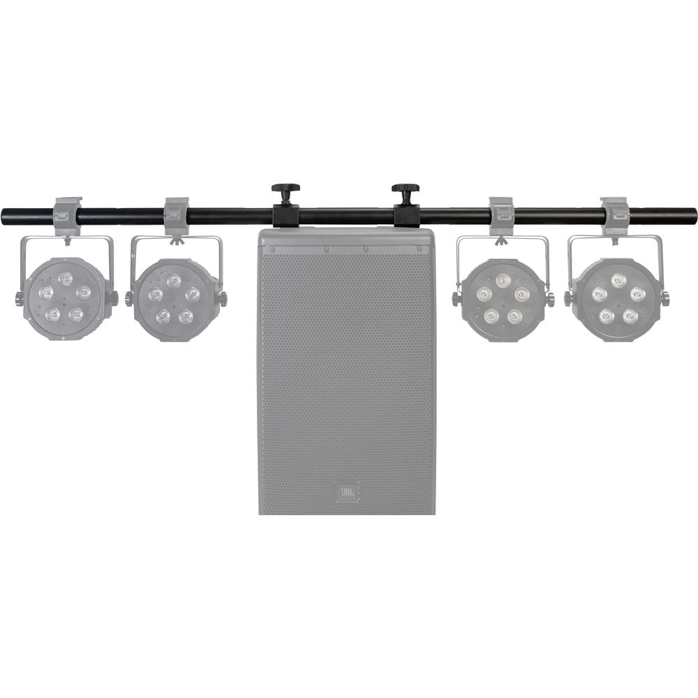 Gator Frameworks Light Bar with Fly-Point Mounting to Portable PA Speaker