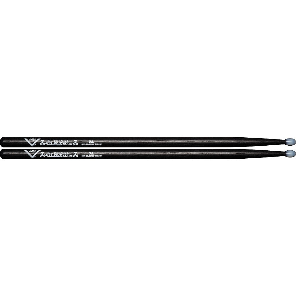 Vater VHEB5AN - Vater Eternal Black 5A Nylon Tip Drumsticks