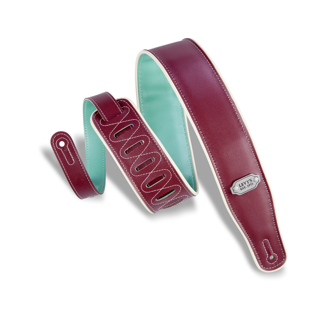 Levy's M26VCP-BRG_SEA Vinyl Guitar Straps