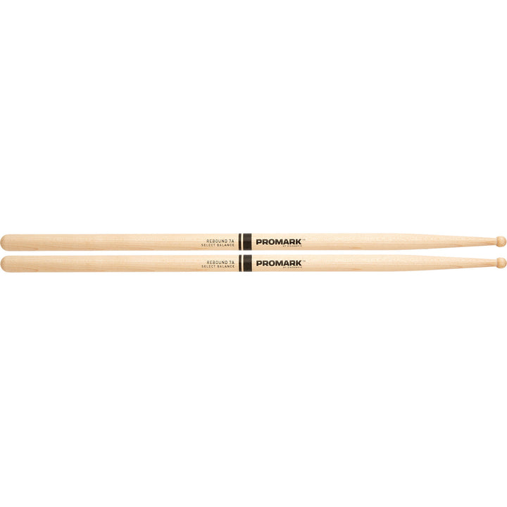 Promark RBM535RW -Promark 7A (.535" ) Maple Drum Sticks With Round Wood Tips