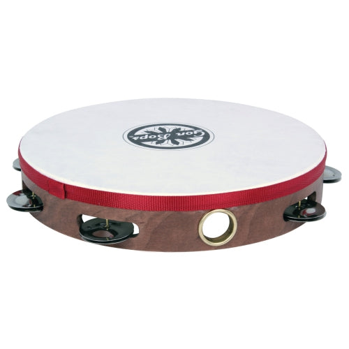 Gon Bops PTAMWH1 - Single Row Wooden Tambourine w/Head