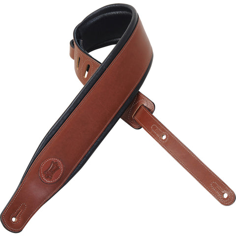 Levy's MSS1-BRN Veg-tan Leather Guitar Straps