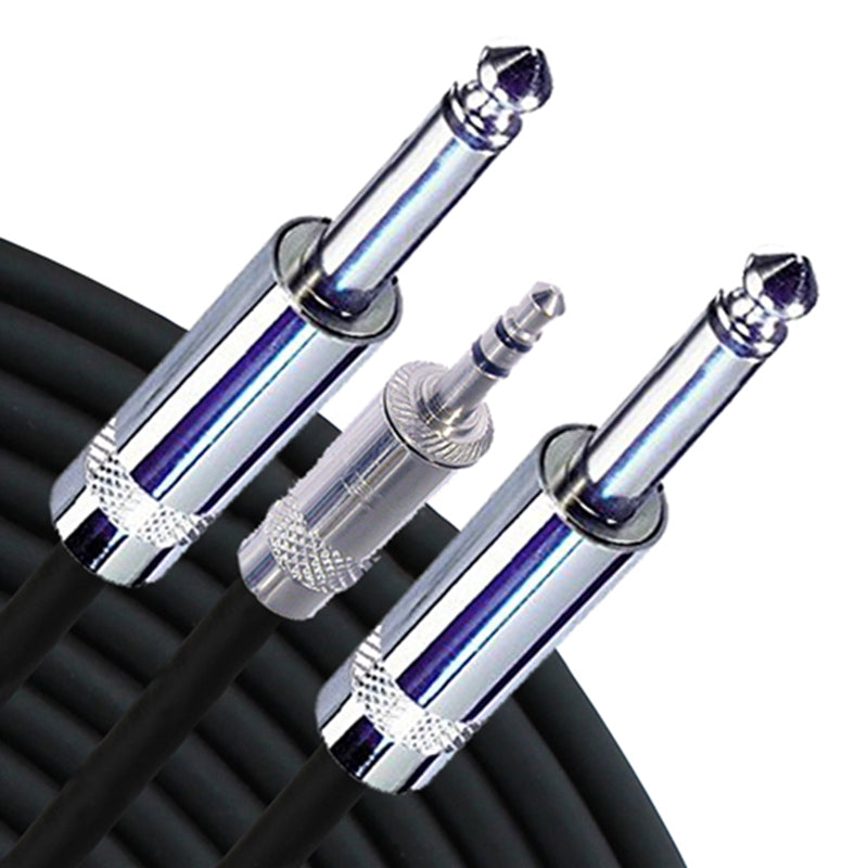 RapcoHorizon Y-Cables 3.5mm (TRS-TS 1/4")