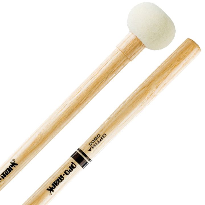 Promark OBD3 -Promark OBD3 Optima Medium Marching Bass Drum Mallets