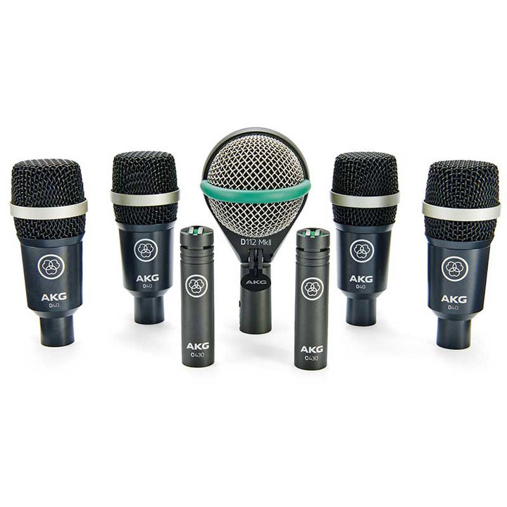 AKG Drum Set Concert I Drum Mic Set w/ 1x D112 MkII, 2x C430