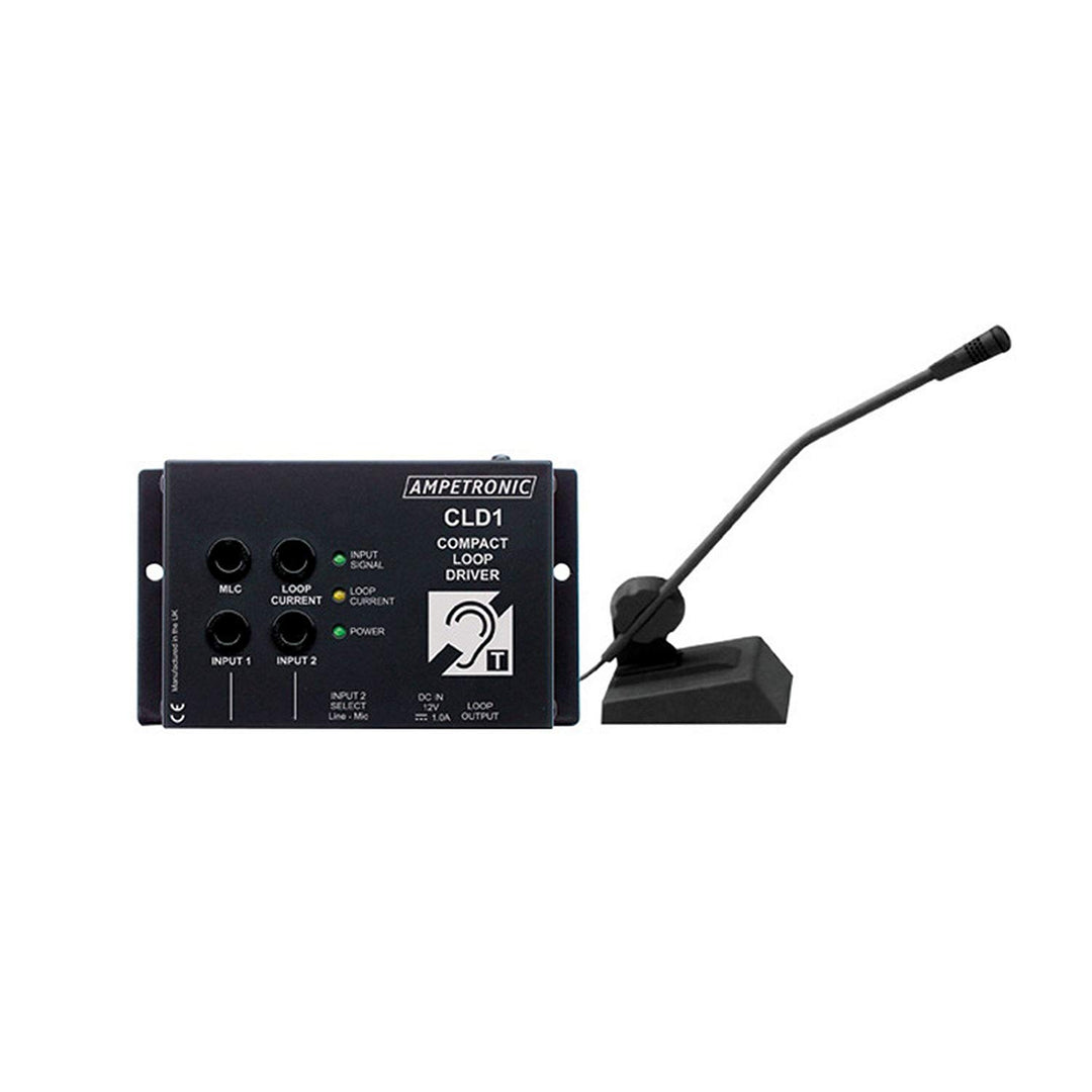 Listen Technologies CLD1-CD - Compact Loop Driver with Desktop Microphone