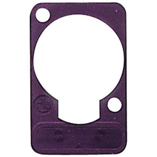 Neutrik DSS-7 - Violet Lettering Plate for D Size Knockouts