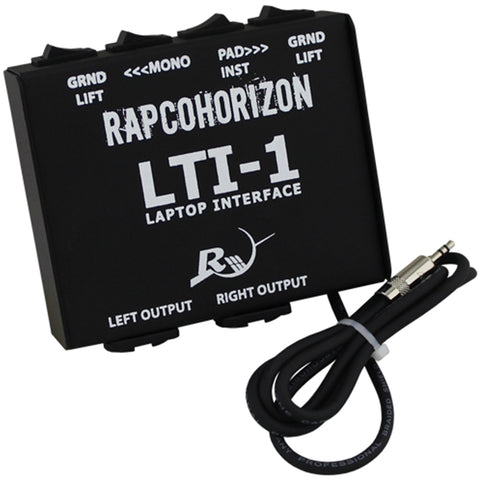 Rapco LTI-1 Audio Device Interface 1/8" to XLR (RENTAL)