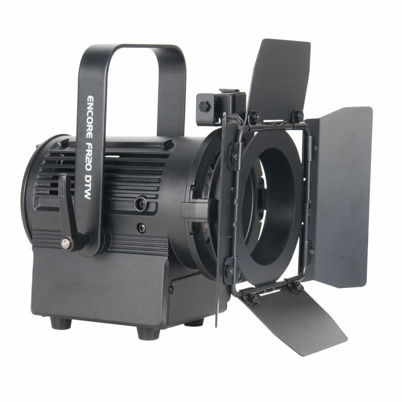 ADJ ENCORE-FR20-DTW - 2 Inch 3000K 17W LED Fresnel Fixture w/Barn Doors