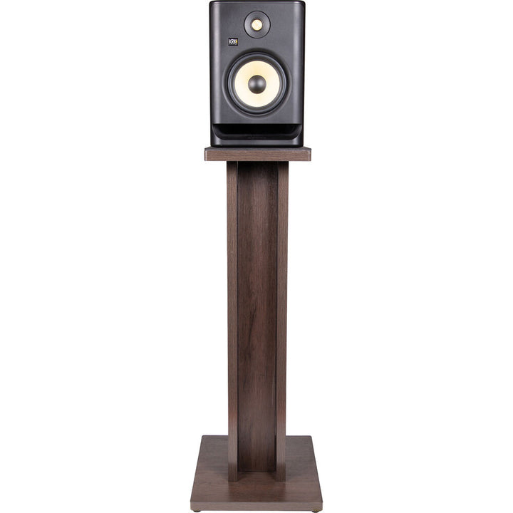 Gator Frameworks Elite Series Studio Monitor Floor Stand (Single) - Walnut Brown
