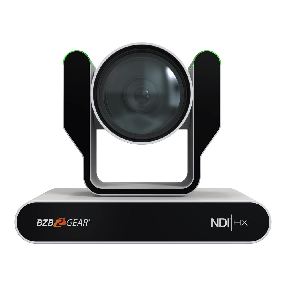 BZBGEAR - 12X 4K@60Hz HDMI2.0/12G-SDI/USB 2.0/USB 3.0/NDI|HX Live Streaming PTZ Camera with Tally Lights (White)