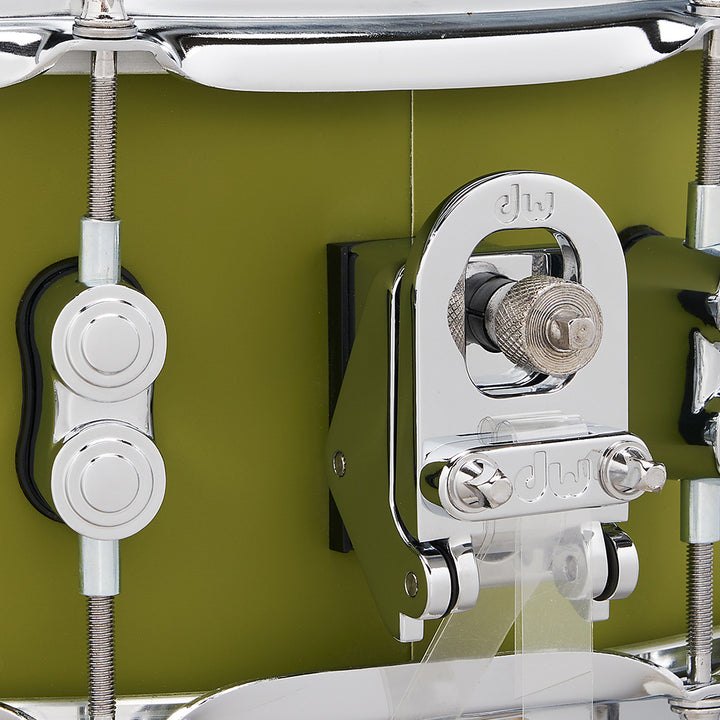 PDP Concept Maple Finish Ply 5.5x14 Snare Drum w/ Chrome Hardware - Satin Olive