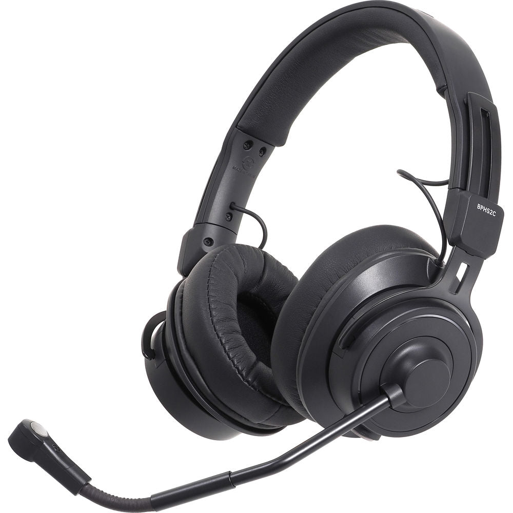 Audio-Technica BPHS2C Broadcast Stereo Headset with Cardioid Condenser Boom Microphone - Unterminated