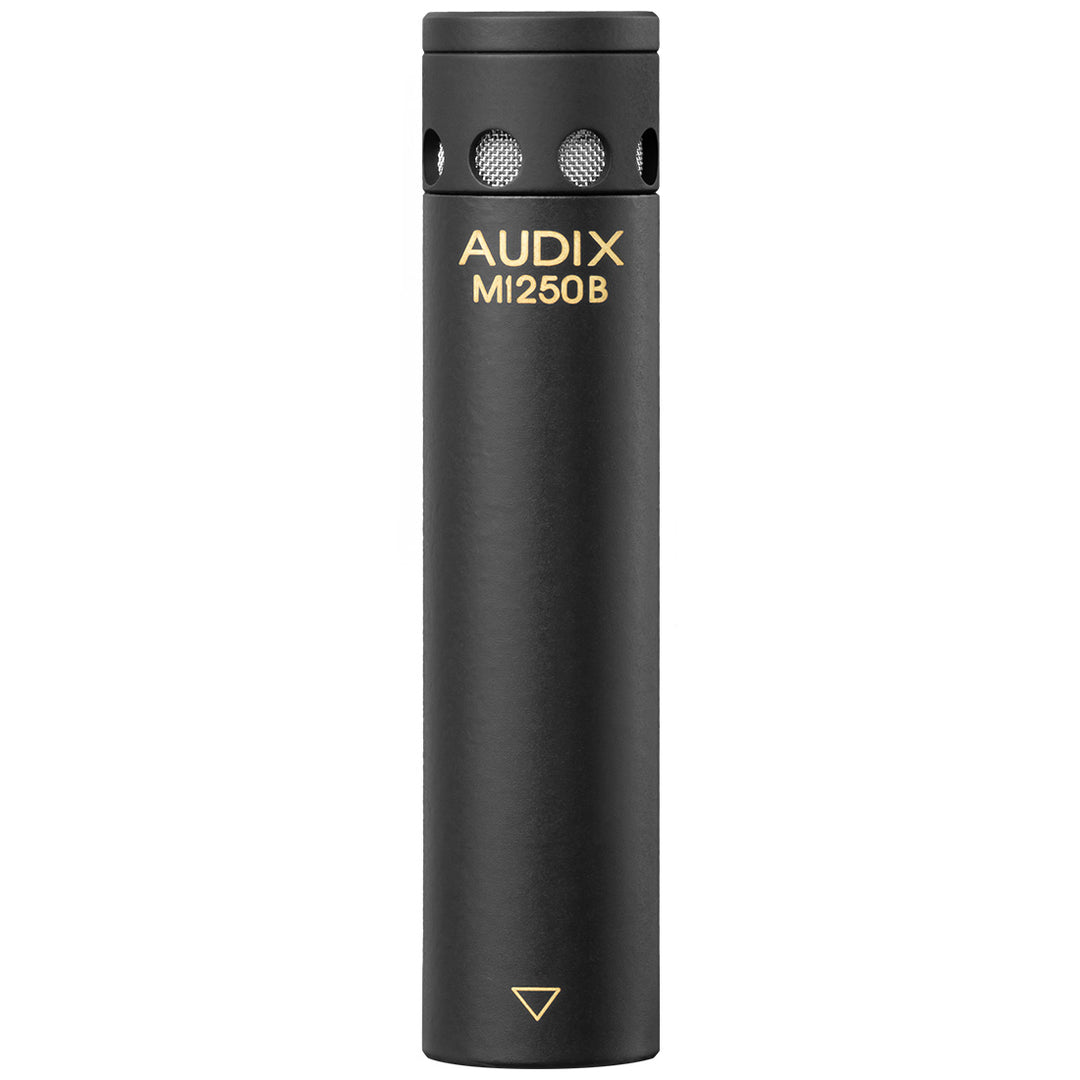 Audix M1250B Miniaturized Condenser Microphone (Black) - Hypercardioid Pattern