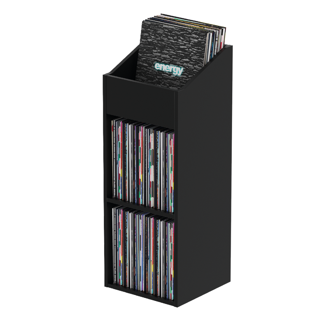 Glorious Record Rack 330 Advanced Vinyl Station (Holds 330 Records) - Black