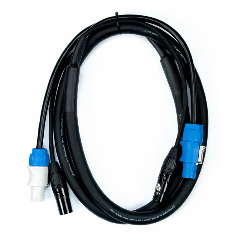 Accu-Cable Powercon / DMX Extension Cable 6 Feet