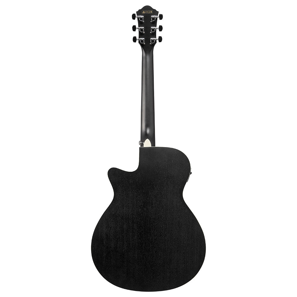 Ibanez AEG7MH Acoustic-Electric Guitar - Weatherd Black Open Pore
