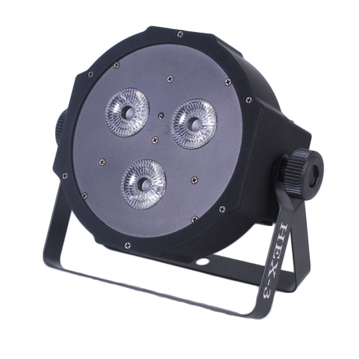 LCG HEX 3 Light (RGBAW+UV color mixing via 3 x 12W 6-in 1 LEDs)