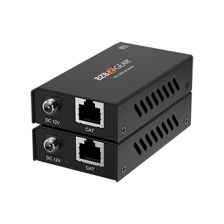 BZBGEAR - USB 2.0 Extender Over a Single Cat.X Cable up to 330ft