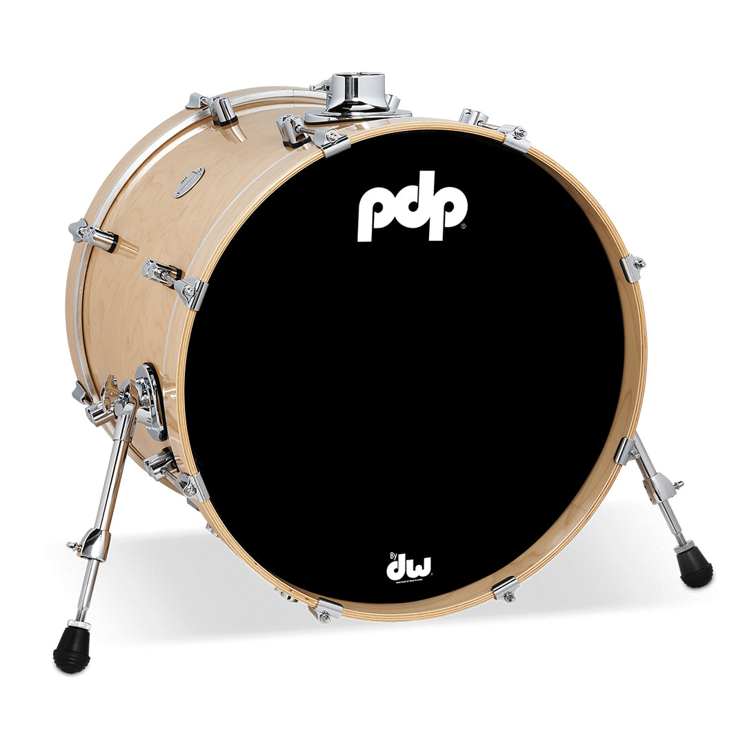PDP Concept Maple Lacquer 16x20 Bass Drum w/ BDM Bracket (No Tom Holder) - Natural Lacquer