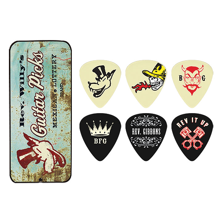 Dunlop RWT02M R Willy Md Pick Tin 6/box