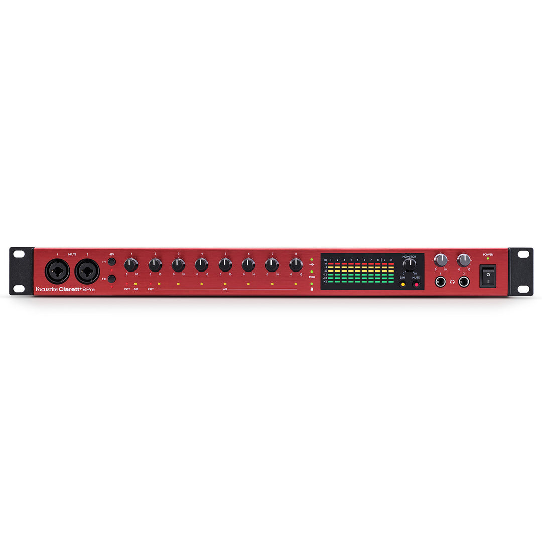 Focusrite Clarett+ 8 Pre Audio Interface