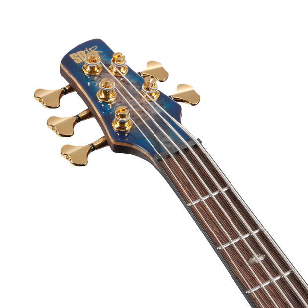 Ibanez SR2605LCBB SR Premium 5-String Electric Bass w/Bag - Cerulean Blue Burst