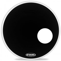 Evans BD22RB EQ3 Black Bass Head - 22''