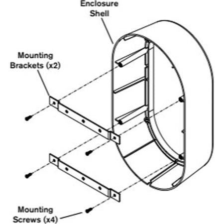 Electro-Voice SE-62 - External Loudspeaker Wall Mounting Kit